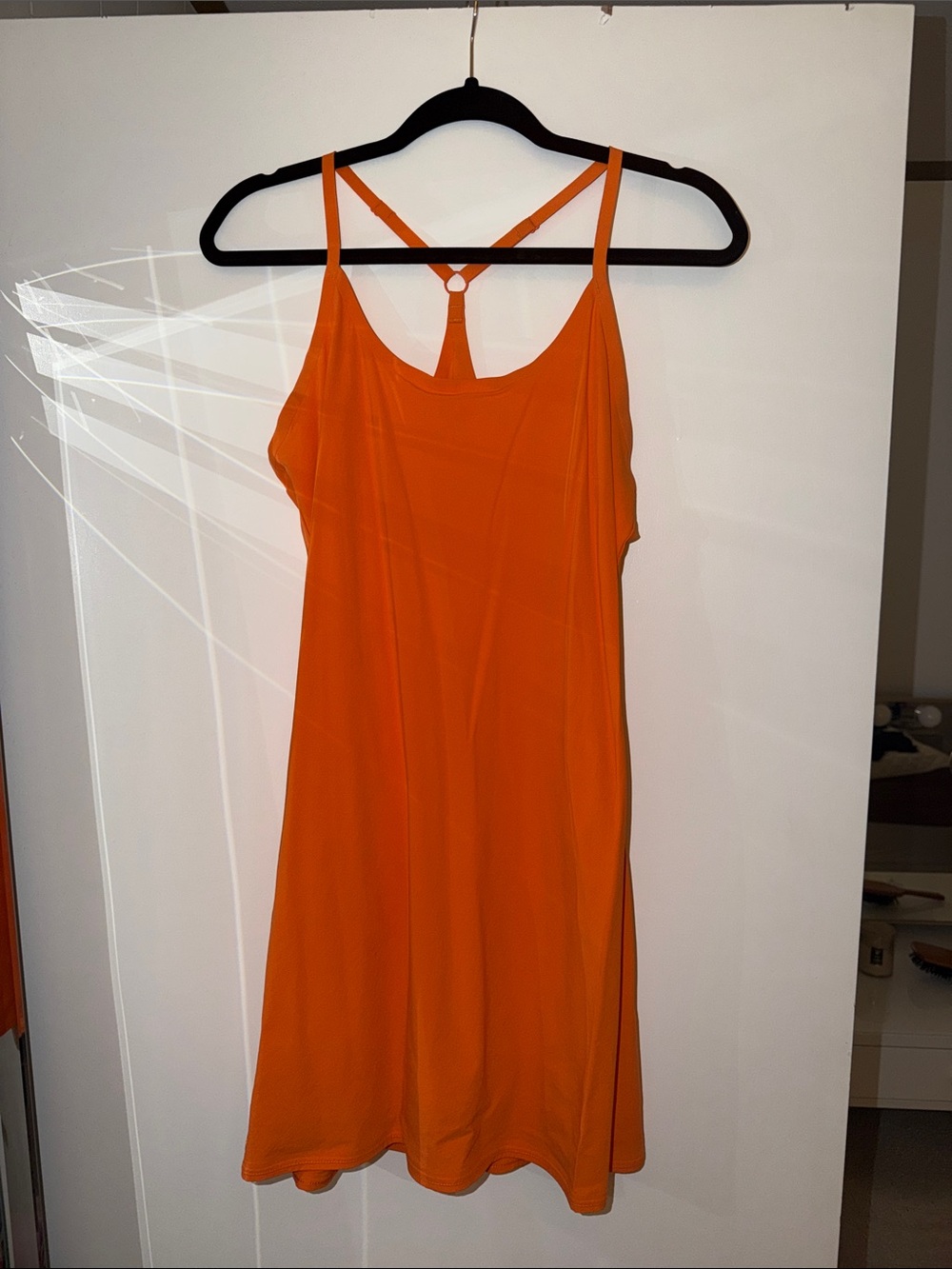 Outdoor voices bright orange athletic dress